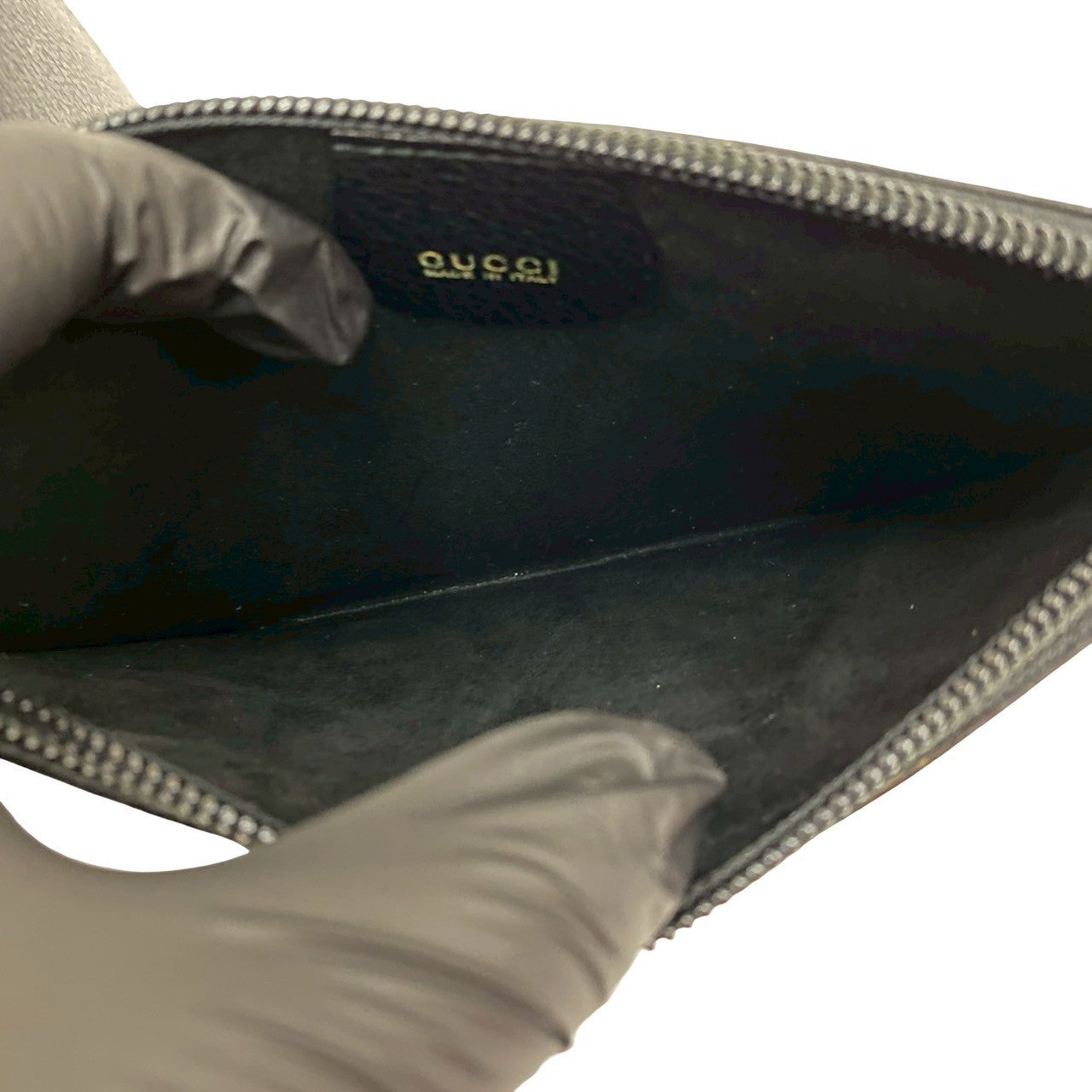 GUCCI Handbag leather black