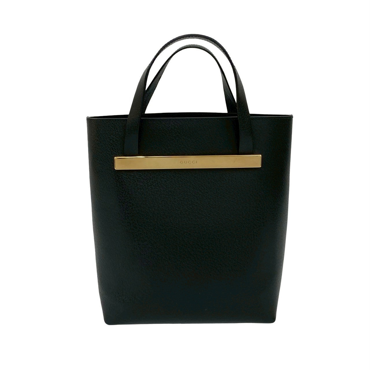 GUCCI Handbag leather black