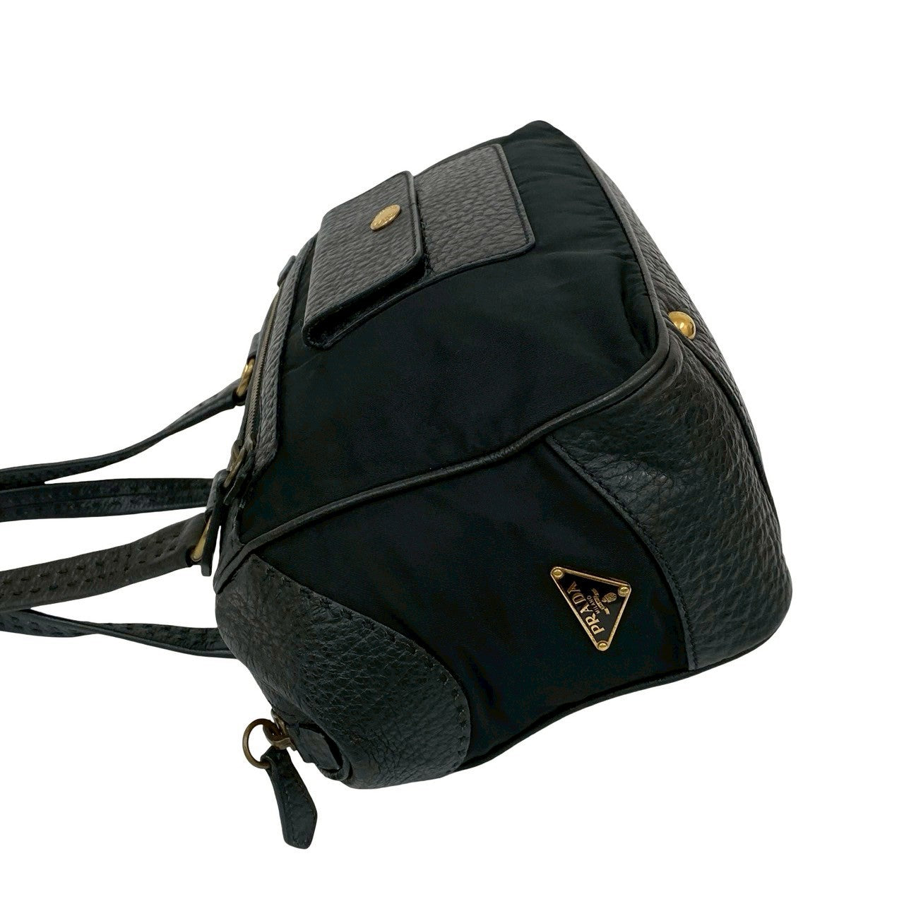 PRADA Handbag Nylon black