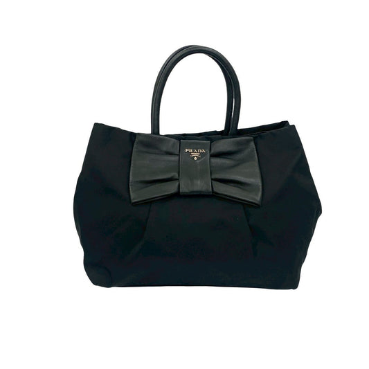 PRADA Handbag Nylon black