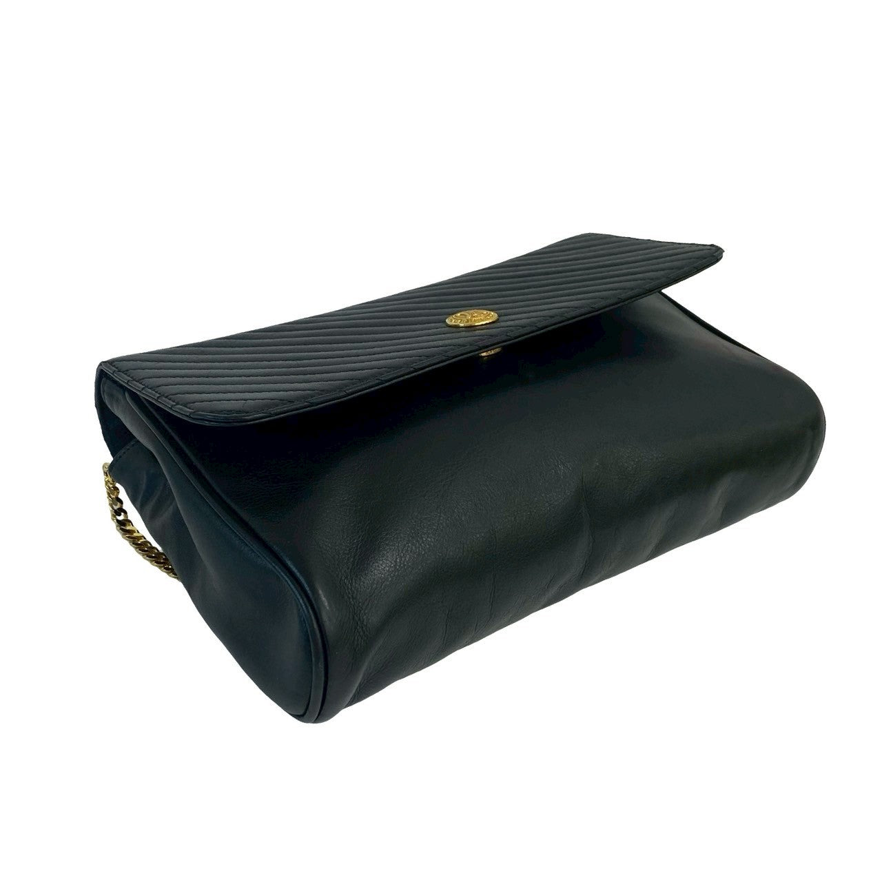 CELINE Shoulder Bag leather black