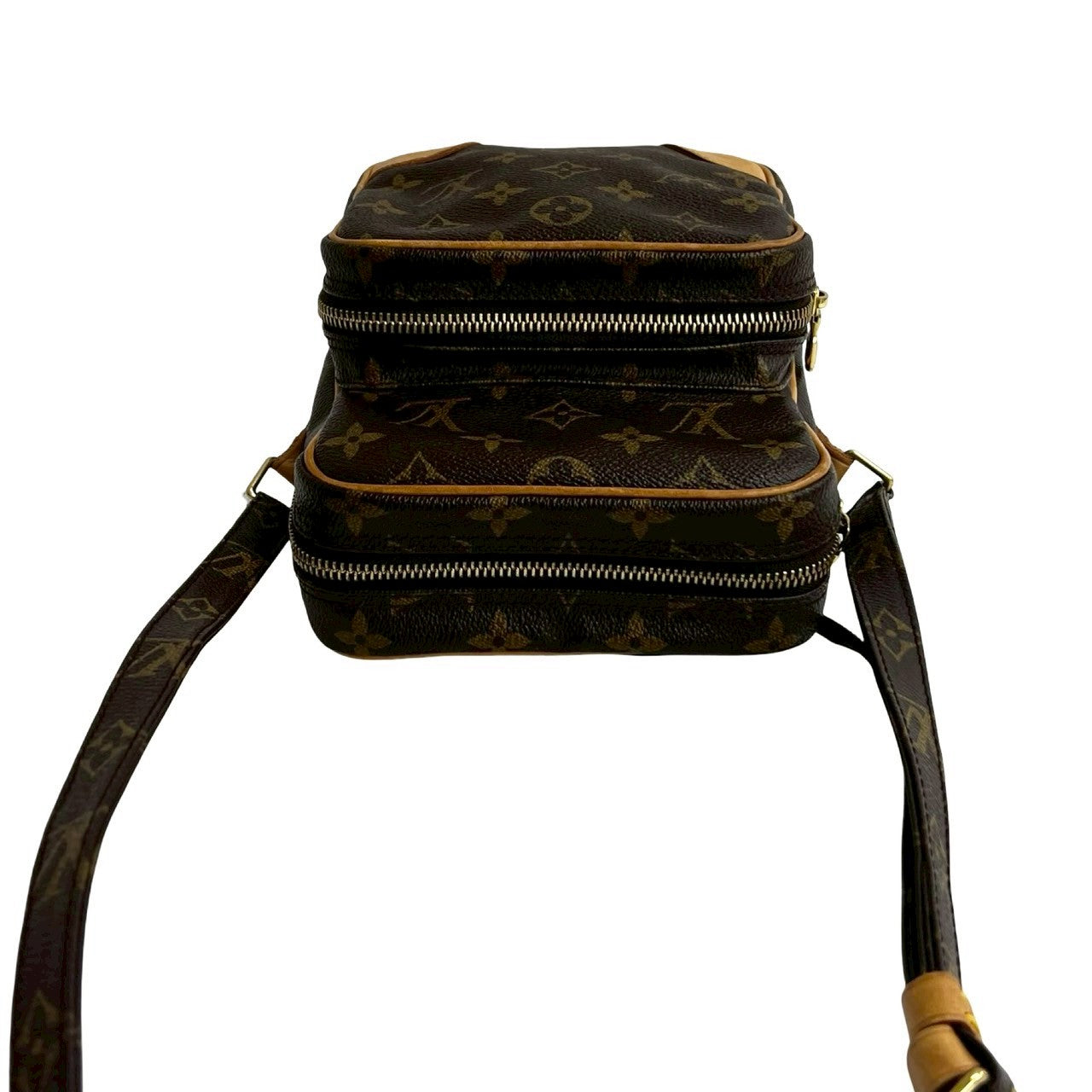 LOUIS VUITTON Shoulder Bag leather Brown Monogram Amazone