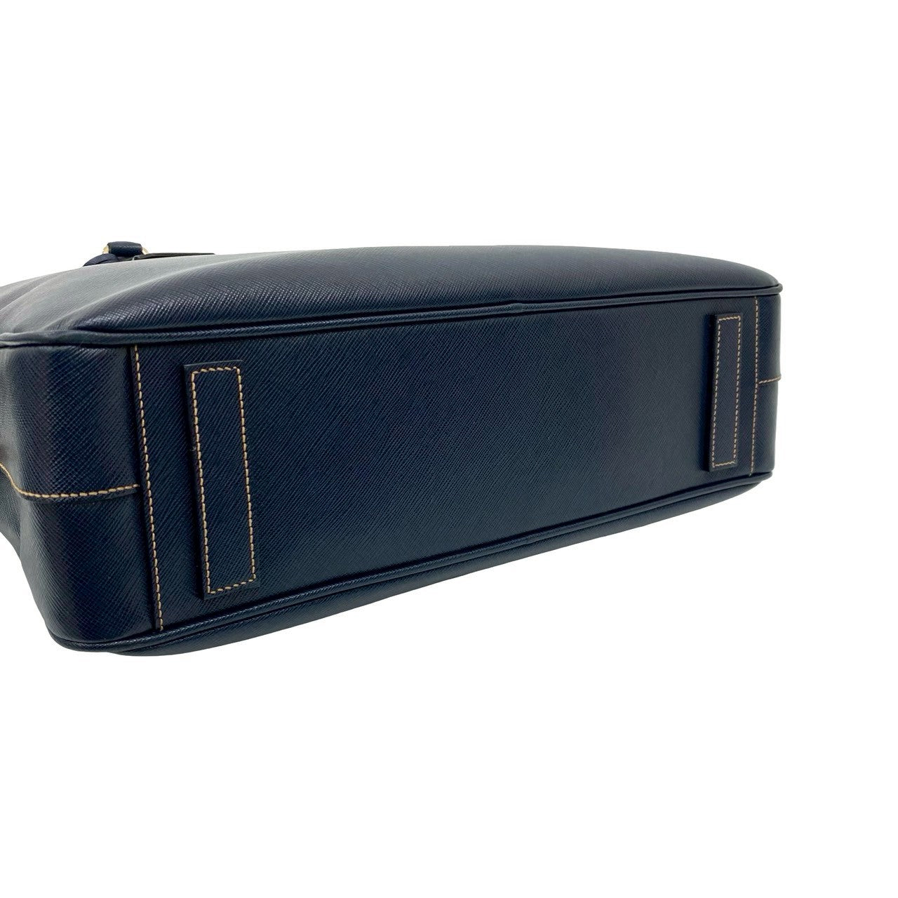 PRADA Business bag leather Navy