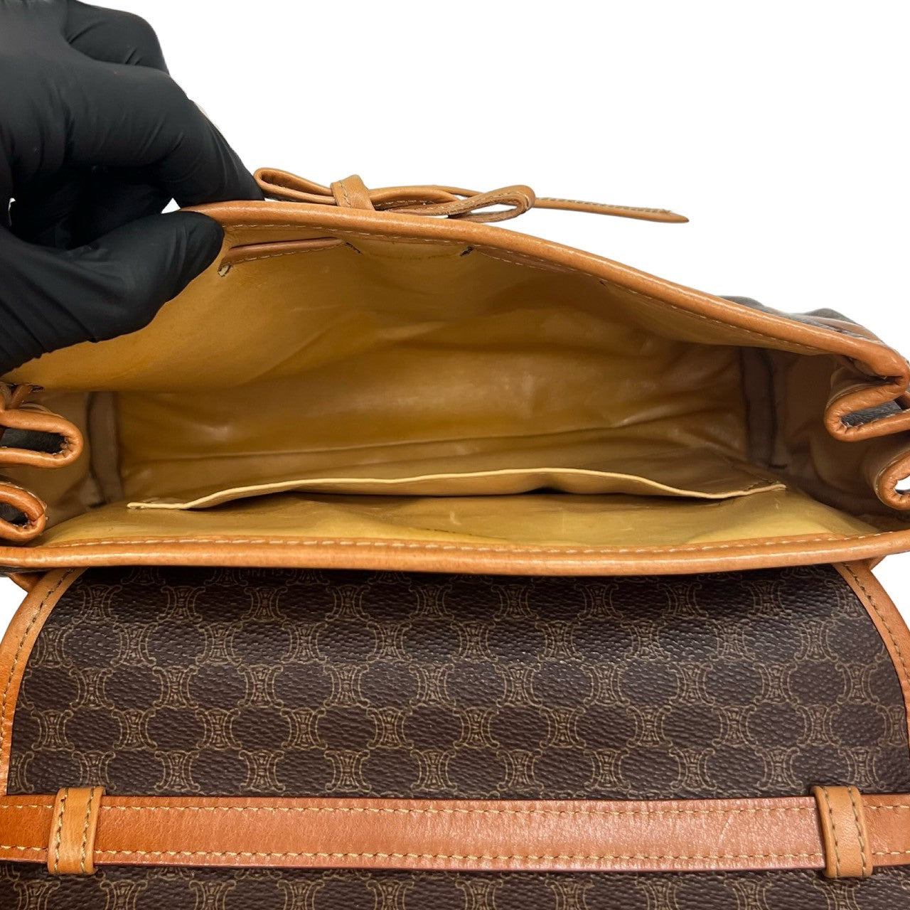 CELINE Shoulder Bag leather Brown