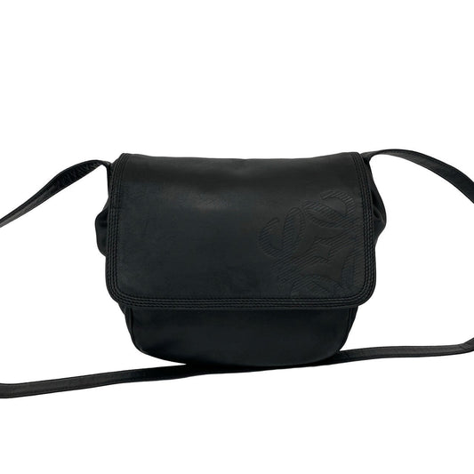 LOEWE Shoulder Bag leather black