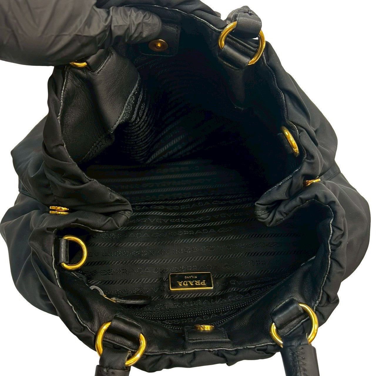 PRADA Shoulder Bag Nylon black