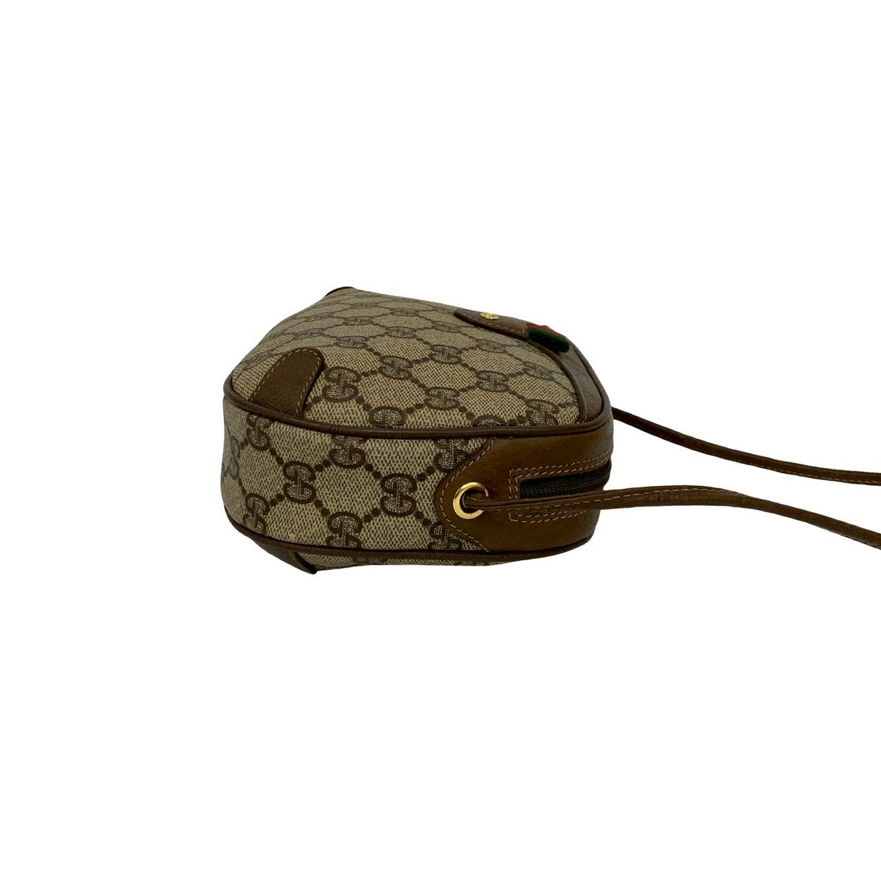 GUCCI Shoulder Bag leather Brown Sherry line