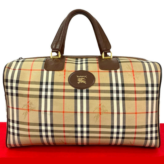 BURBERRY Boston Duffel bag canvas Brown