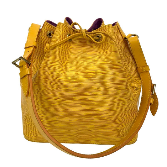 LOUIS VUITTON Shoulder Bag Epi Leather yellow Epi Petit Noe