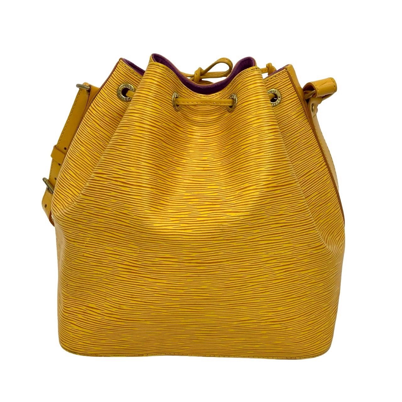 LOUIS VUITTON Shoulder Bag Epi Leather yellow Epi Petit Noe