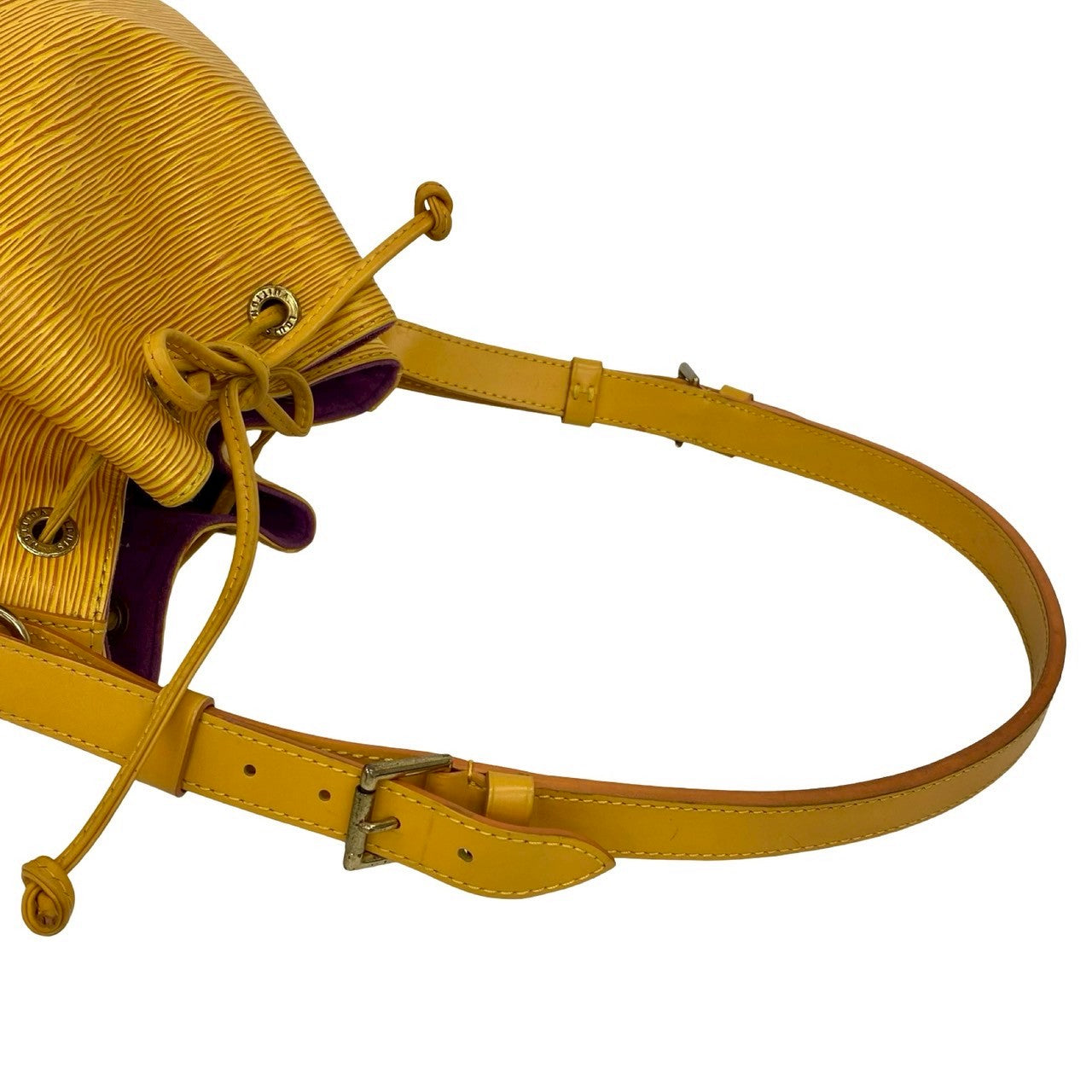 LOUIS VUITTON Shoulder Bag Epi Leather yellow Epi Petit Noe