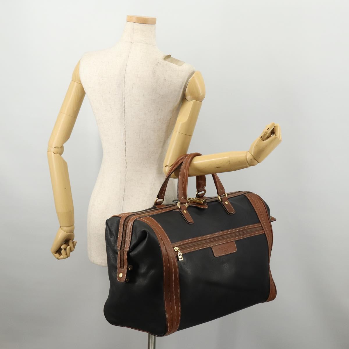 BALENCIAGA Boston Bag Leather Black Gold