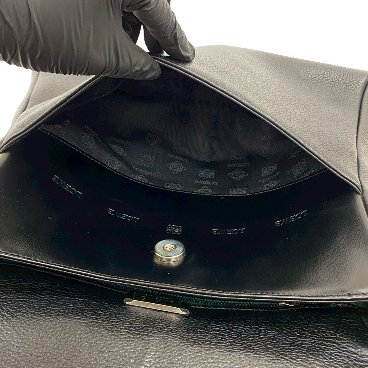 LOEWE Shoulder Bag leather black