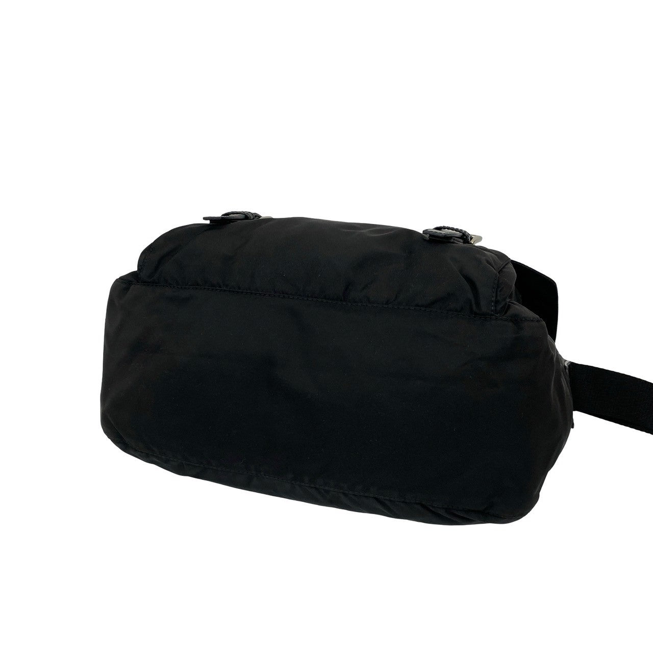 PRADA Shoulder Bag leather black