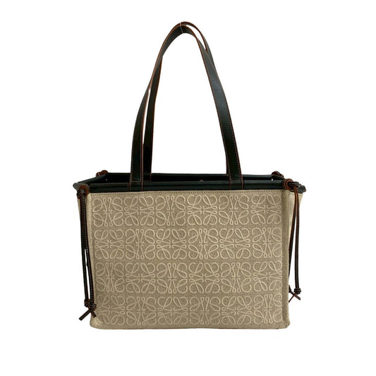 LOEWE Tote Bag canvas beige Cushion tote