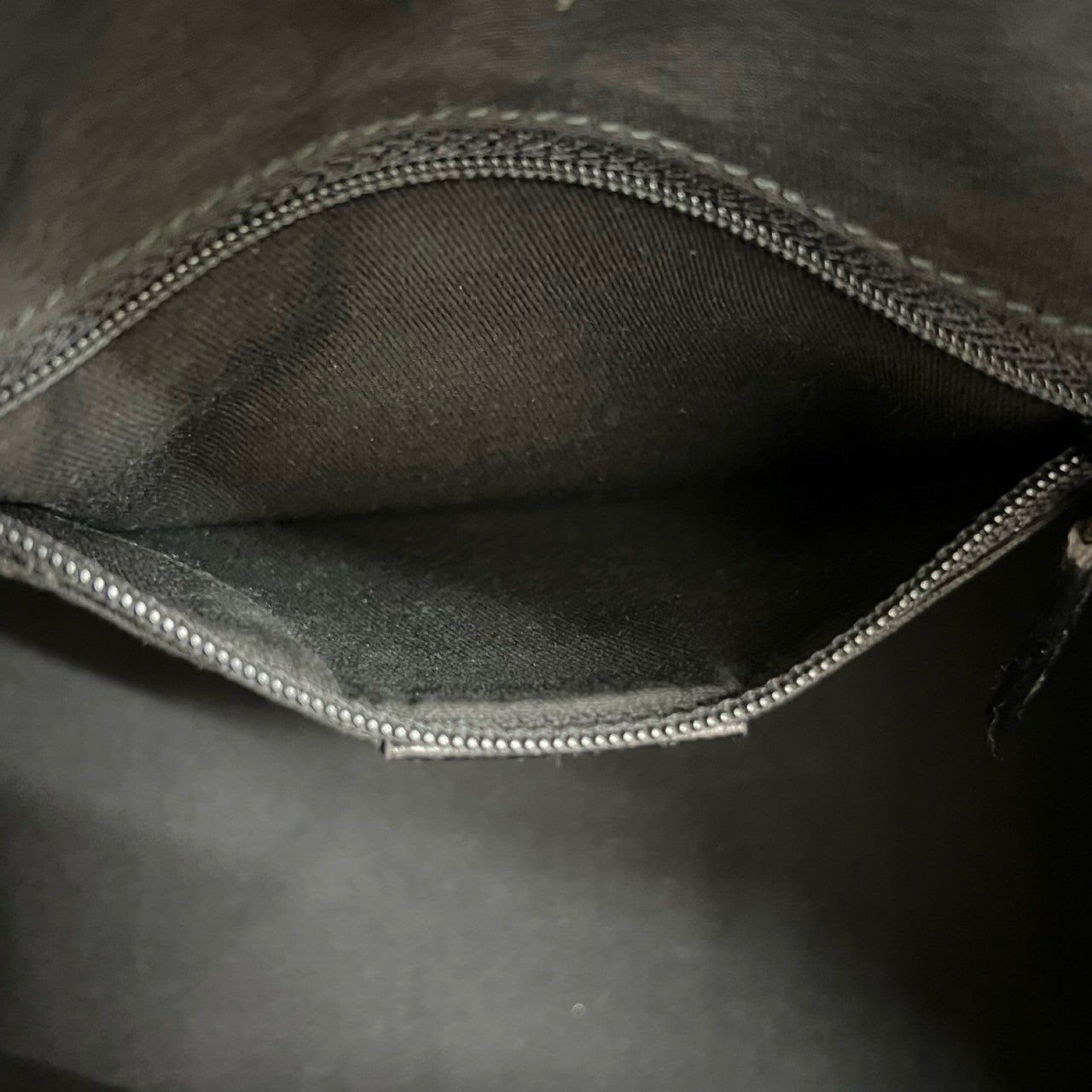 GUCCI Shoulder Bag leather black Sima