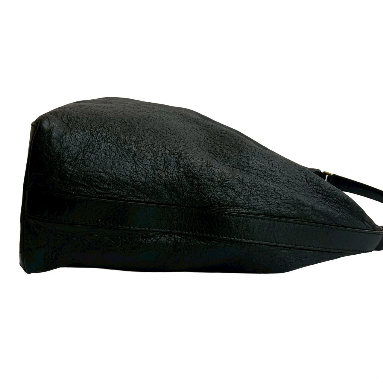GUCCI Shoulder Bag leather black Sima