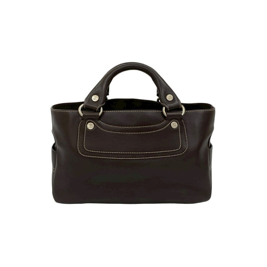 CELINE Handbag leather Brown Boogie bag