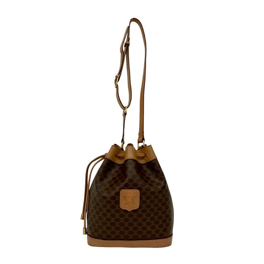 CELINE Shoulder Bag leather Brown