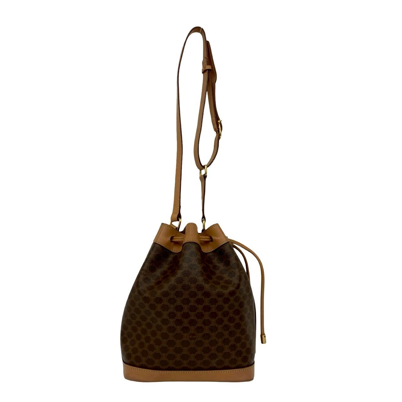 CELINE Shoulder Bag leather Brown