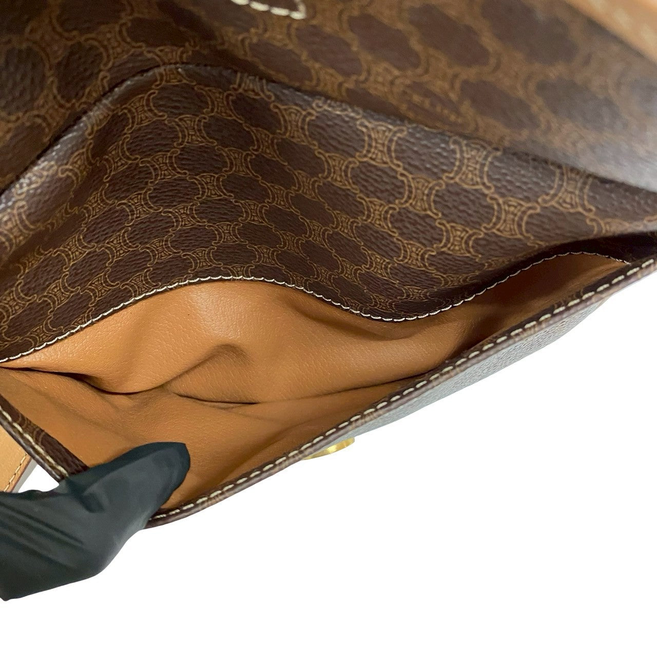 CELINE Shoulder Bag leather Brown