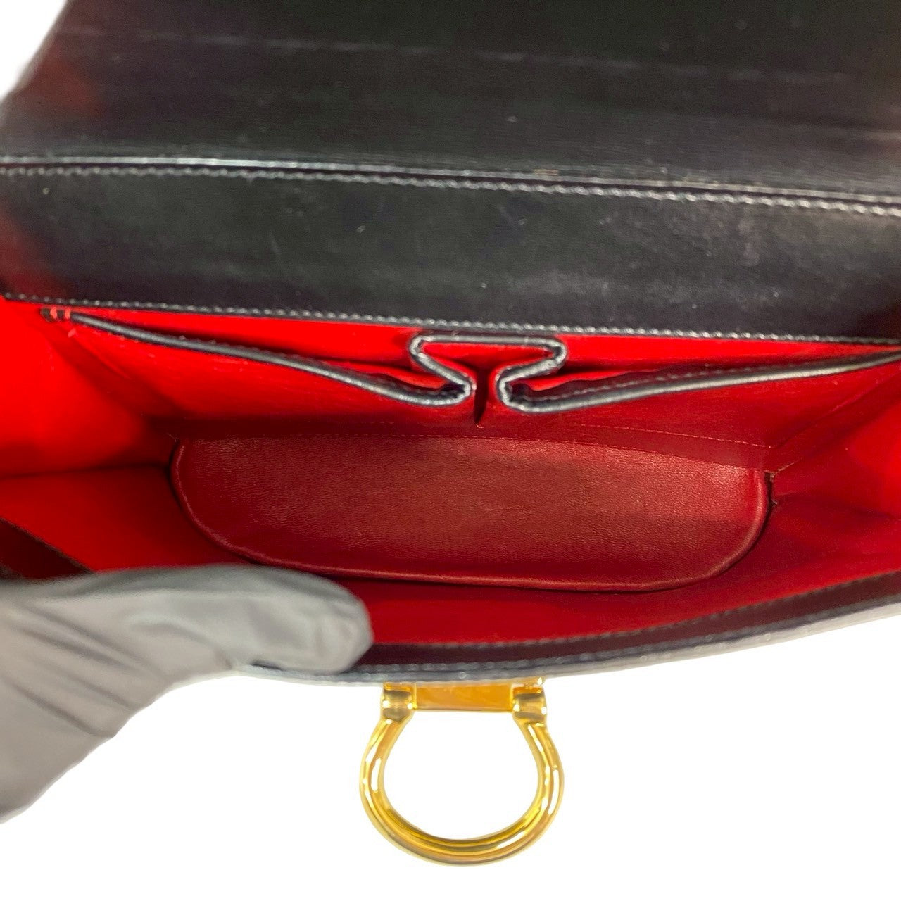 CELINE Handbag Calfskin black