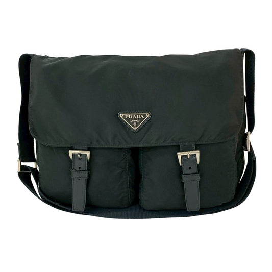 PRADA Shoulder Bag Nylon black