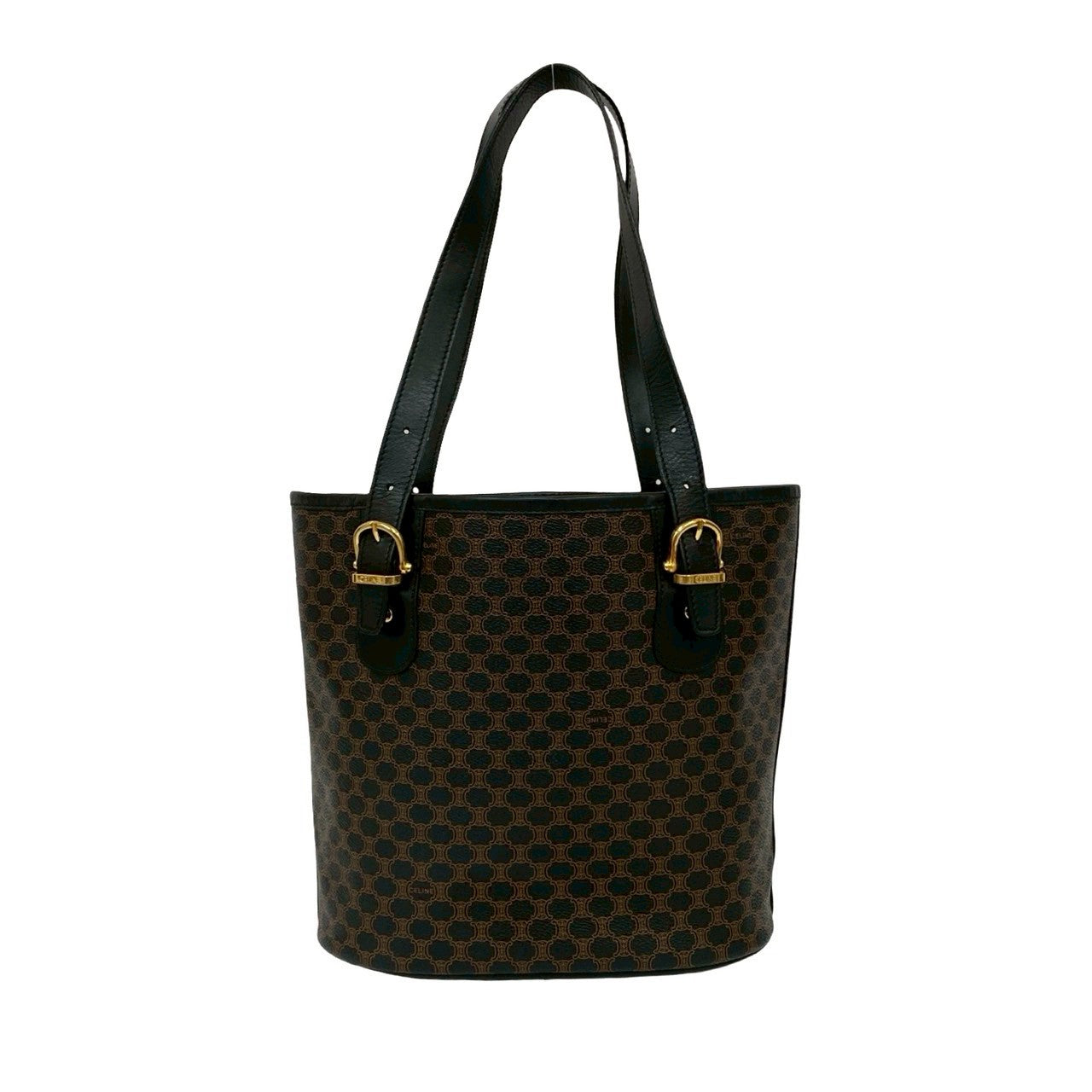 CELINE Tote Bag leather black