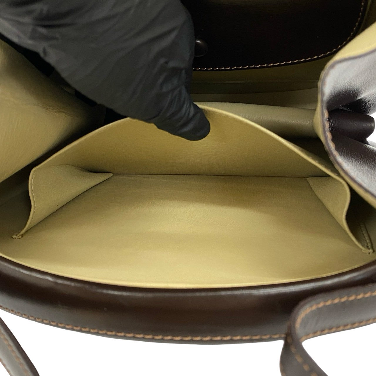 LOEWE Handbag leather Brown