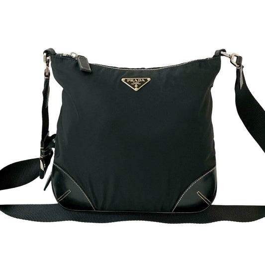 PRADA Shoulder Bag Nylon black