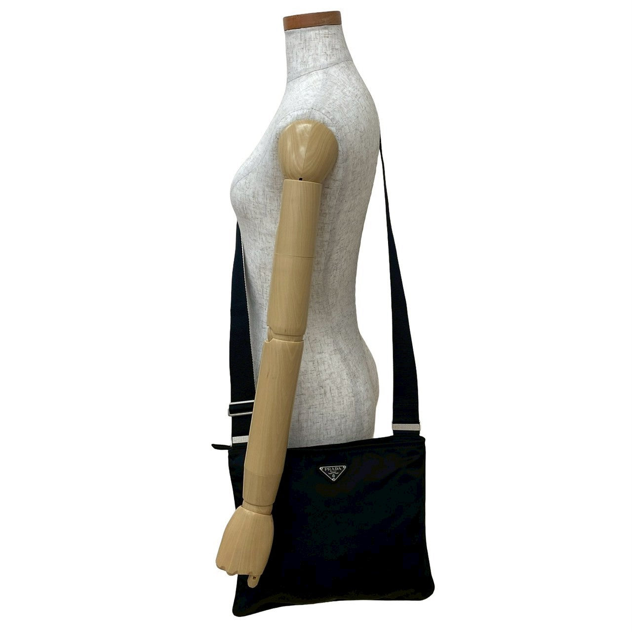 PRADA Shoulder Bag Nylon black