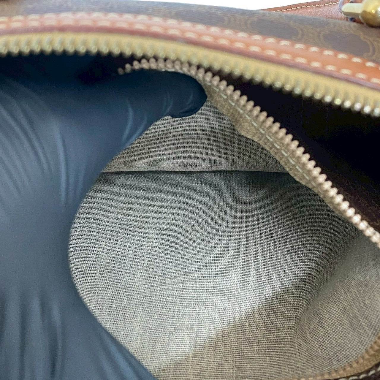 CELINE Handbag leather Brown