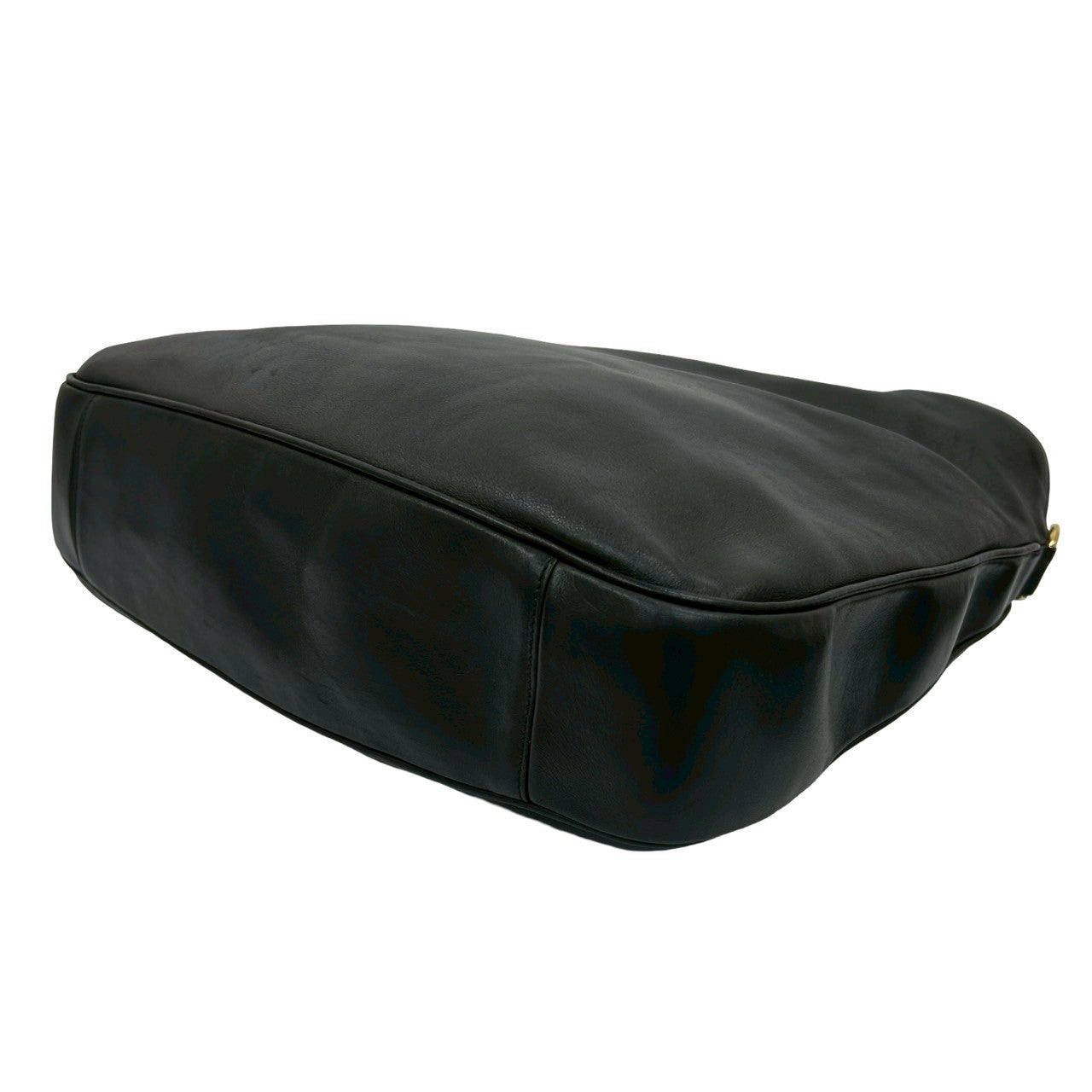 GUCCI Handbag leather black Bamboo