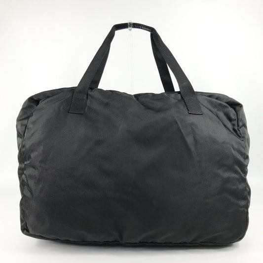 GUCCI Boston Duffel bag 012�E0389 Nylon black logo Women(Unisex) Used Authentic