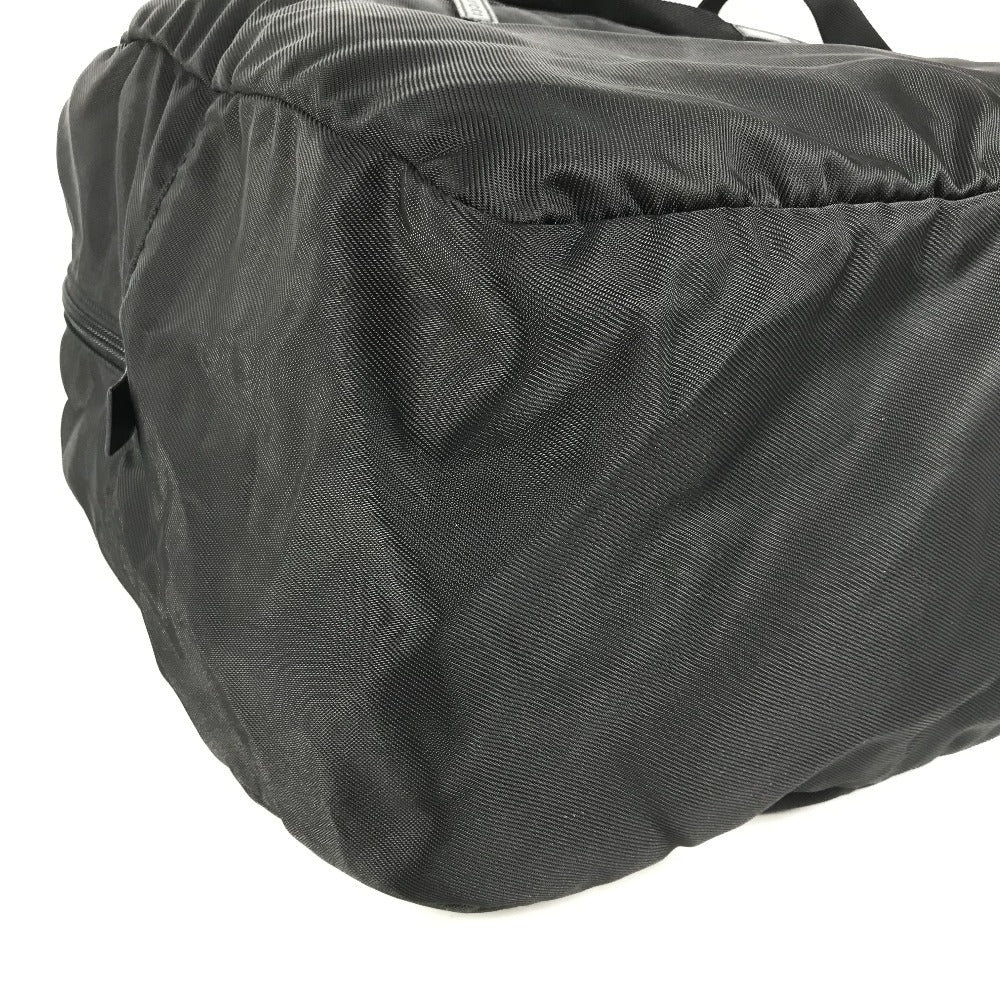 GUCCI Boston Duffel bag 012�E0389 Nylon black logo Women(Unisex) Used Authentic