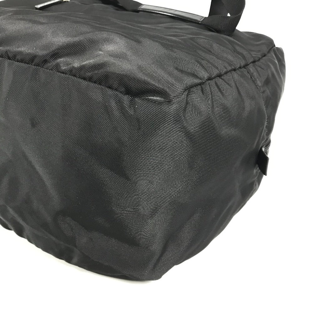 GUCCI Boston Duffel bag 012�E0389 Nylon black logo Women(Unisex) Used Authentic