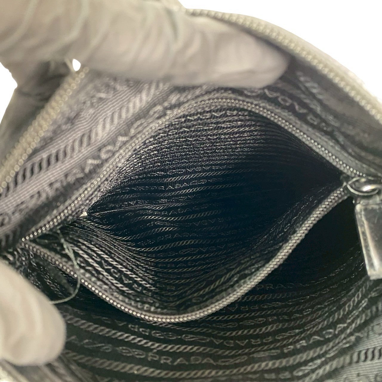 PRADA Shoulder Bag Nylon black