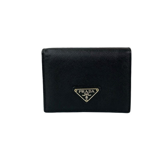 PRADA Bifold Wallet leather black