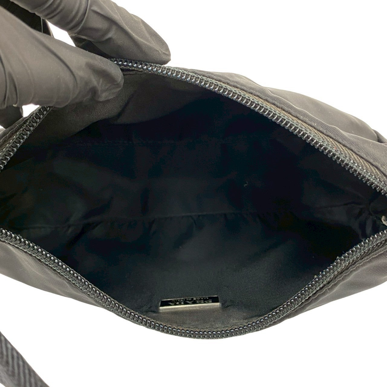 PRADA Handbag Nylon black