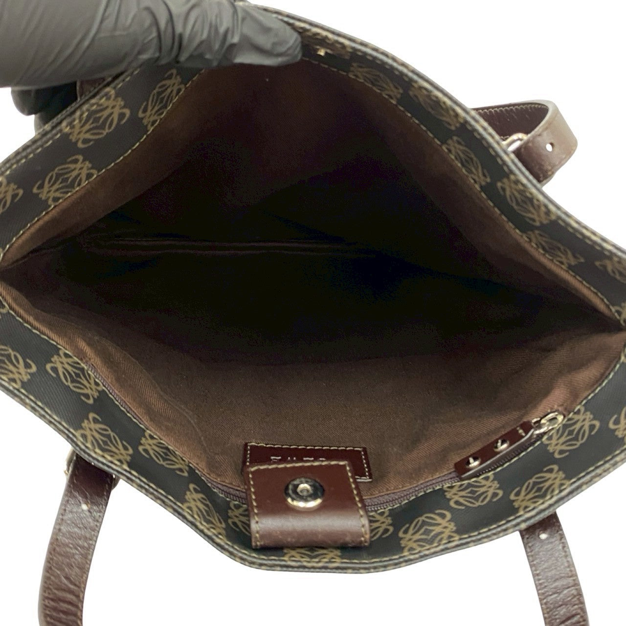 LOEWE Handbag leather Brown