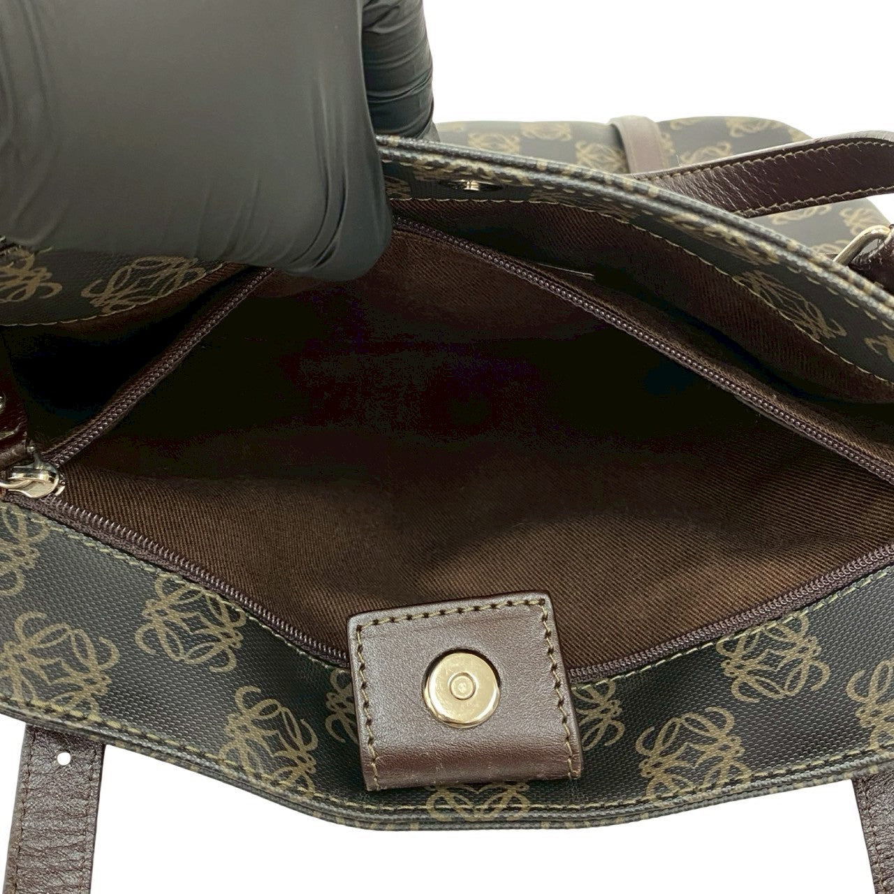 LOEWE Handbag leather Brown