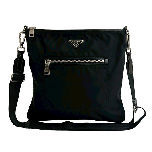 PRADA Shoulder Bag Nylon black