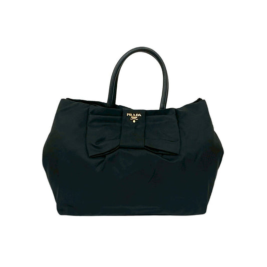 PRADA Handbag Nylon black