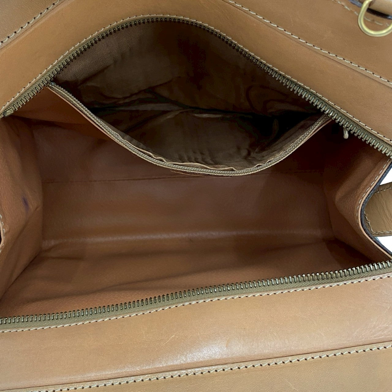 CELINE Handbag leather Brown