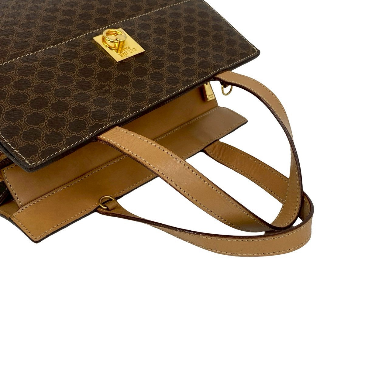 CELINE Handbag leather Brown