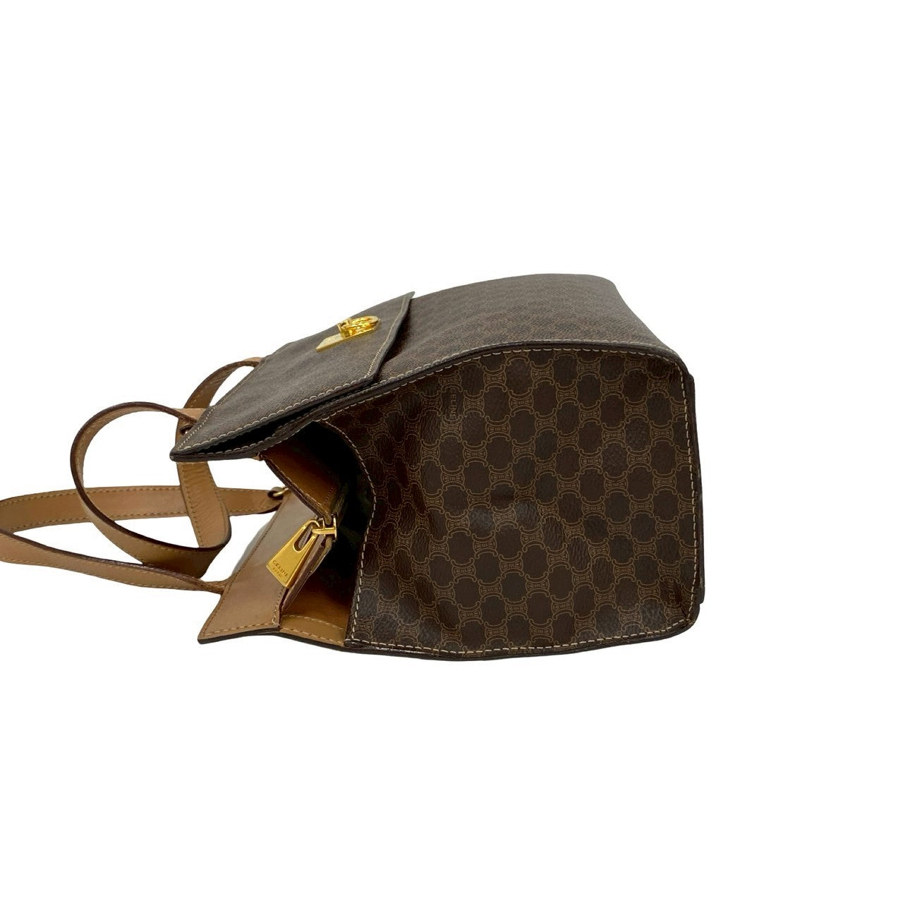 CELINE Handbag leather Brown