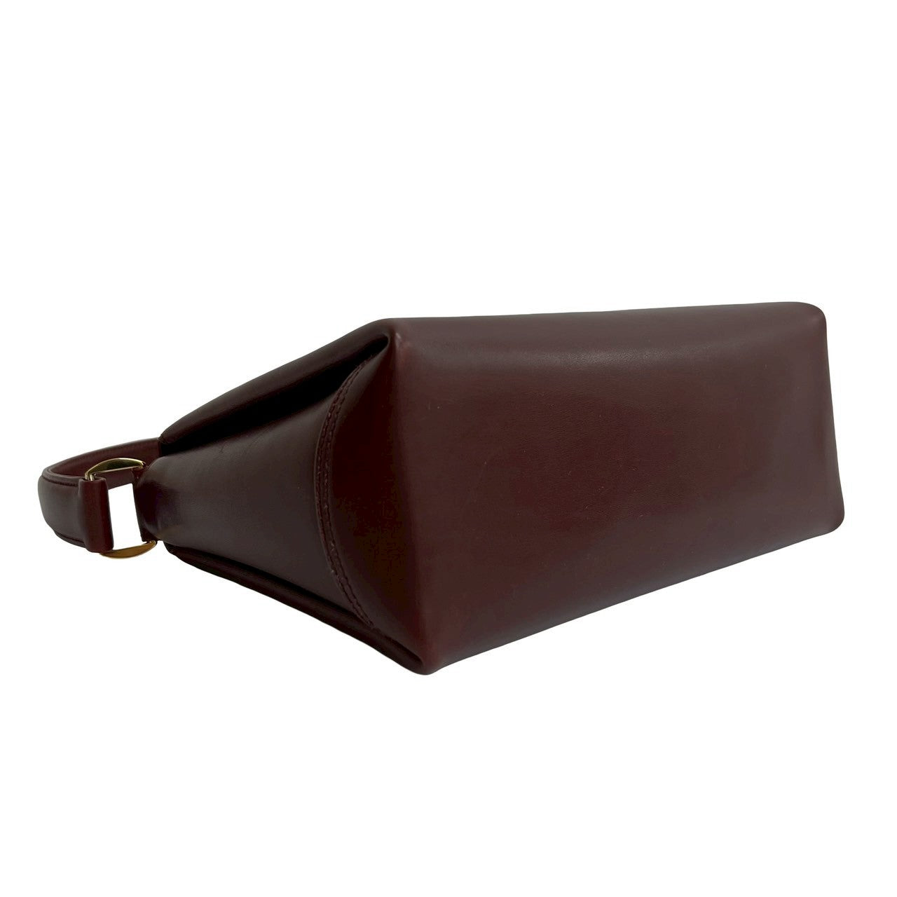 GUCCI Handbag leather wine-red
