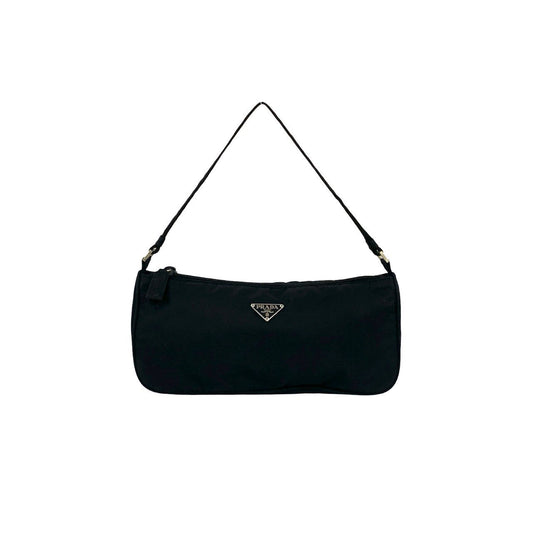 PRADA Handbag Nylon black