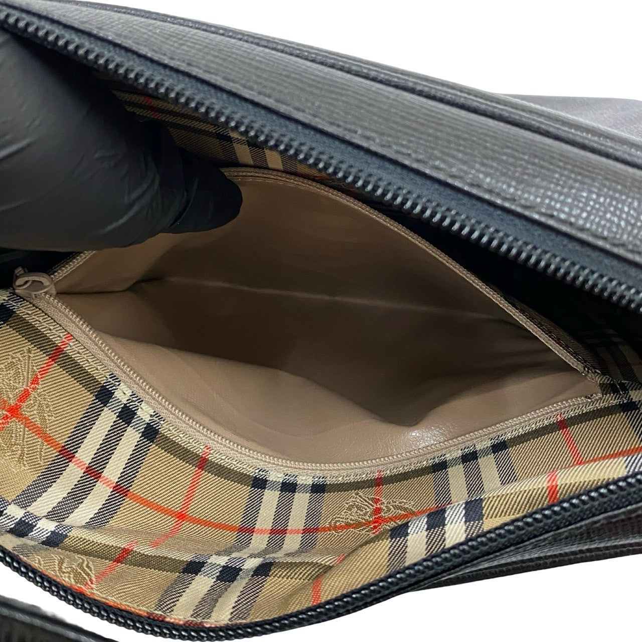 BURBERRY Shoulder Bag leather black