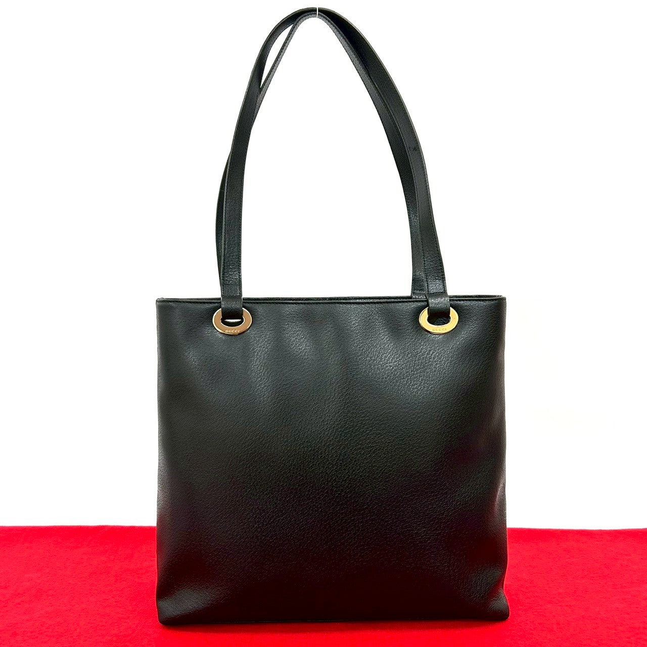 GUCCI Tote Bag leather black